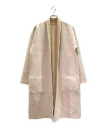 Max Mara Studio（マックスマーラ ストゥディオ）の古着「カシミヤ混ロングカーディガン」｜ベージュ