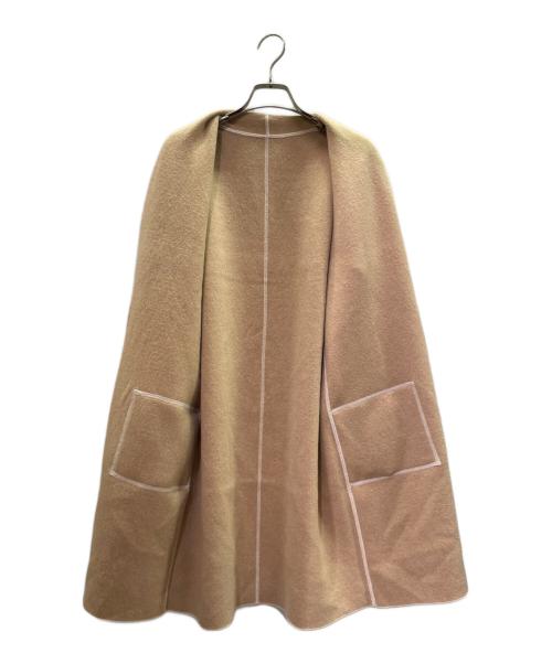 Max Mara Studio（マックスマーラ ストゥディオ）Max Mara Studio (マックスマーラ ストゥディオ) カシミヤ混ロングカーディガン ベージュ サイズ:Sの古着・服飾アイテム