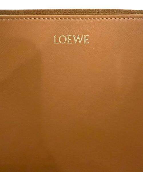 LOEWE（ロエベ）LOEWE (ロエベ) パズルフォルドトート ブラウン サイズ:ミディアムの古着・服飾アイテム