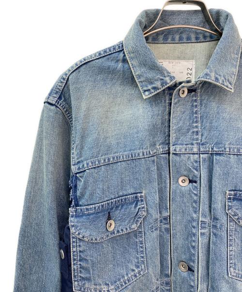 sacai（サカイ）sacai (サカイ) Denim×MA-1 Jacket インディゴ サイズ:1の古着・服飾アイテム
