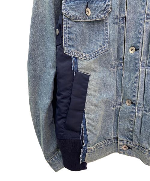 sacai（サカイ）sacai (サカイ) Denim×MA-1 Jacket インディゴ サイズ:1の古着・服飾アイテム