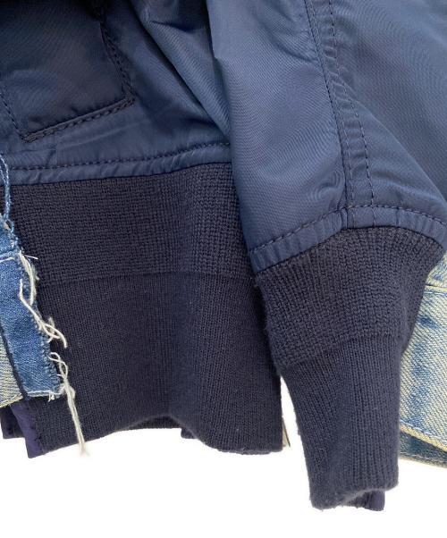 sacai（サカイ）sacai (サカイ) Denim×MA-1 Jacket インディゴ サイズ:1の古着・服飾アイテム