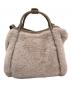 MaxMara (マックスマーラ) Tマリン テディベア スモールバッグ グレージュ：80000円