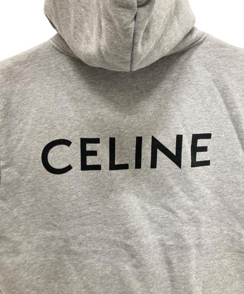 CELINE（セリーヌ）CELINE (セリーヌ) ノースリーブジップパーカー グレー サイズ:Ｍの古着・服飾アイテム