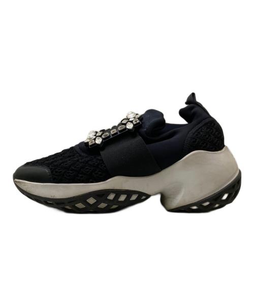 Roger Vivier（ロジェ ヴィヴィエ）Roger Vivier (ロジェ ヴィヴィエ) ファブリックスニーカー ブラック サイズ:35 1/2の古着・服飾アイテム