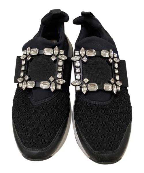 Roger Vivier（ロジェ ヴィヴィエ）Roger Vivier (ロジェ ヴィヴィエ) ファブリックスニーカー ブラック サイズ:35 1/2の古着・服飾アイテム