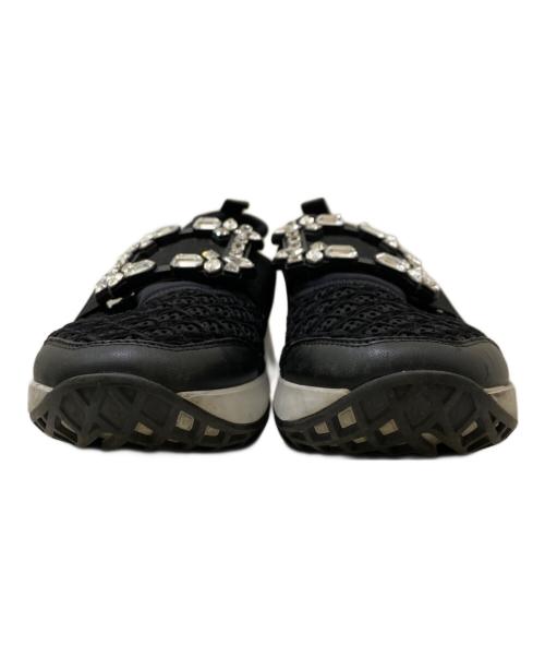 Roger Vivier（ロジェ ヴィヴィエ）Roger Vivier (ロジェ ヴィヴィエ) ファブリックスニーカー ブラック サイズ:35 1/2の古着・服飾アイテム