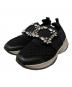 Roger Vivier（ロジェ ヴィヴィエ）の古着「ファブリックスニーカー」｜ブラック