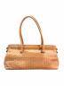 BOTTEGA VENETA（ボッテガベネタ）の古着「イントレチャート トートバッグ 131670」｜ベージュ