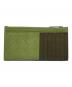 BOTTEGA VENETA（ボッテガベネタ）の古着「小銭入れカードケース/Intrecciato Long Zip Card Holder」｜グリーン