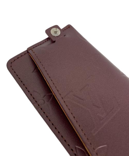 LOUIS VUITTON（ルイ ヴィトン）LOUIS VUITTON (ルイ ヴィトン) LOUIS VUITTON モノグラム・マット クロシェットPM キーケース バイオレットの古着・服飾アイテム