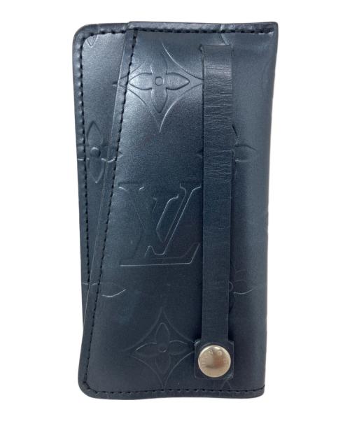 LOUIS VUITTON（ルイ ヴィトン）LOUIS VUITTON (ルイ ヴィトン) LOUIS VUITTON モノグラム・マット クロシェットPM キーケース ブルーの古着・服飾アイテム