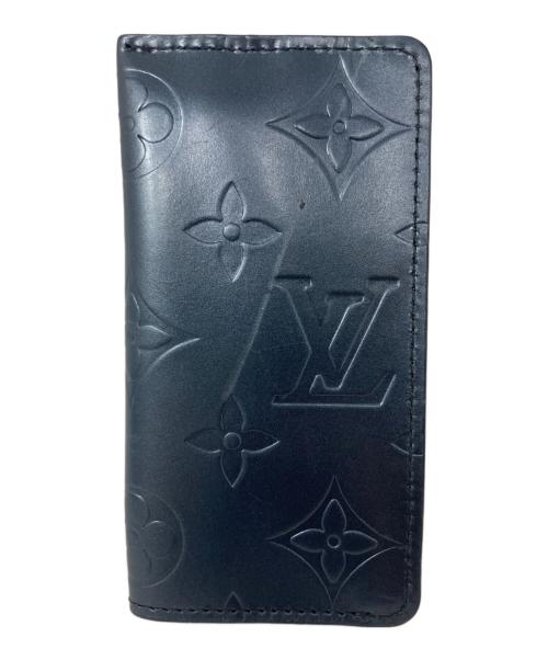 LOUIS VUITTON（ルイ ヴィトン）LOUIS VUITTON (ルイ ヴィトン) LOUIS VUITTON モノグラム・マット クロシェットPM キーケース ブルーの古着・服飾アイテム