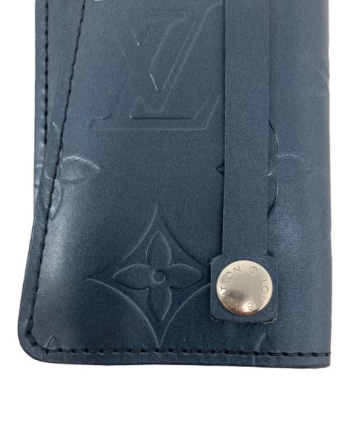 LOUIS VUITTON（ルイ ヴィトン）LOUIS VUITTON (ルイ ヴィトン) LOUIS VUITTON モノグラム・マット クロシェットPM キーケース ブルーの古着・服飾アイテム