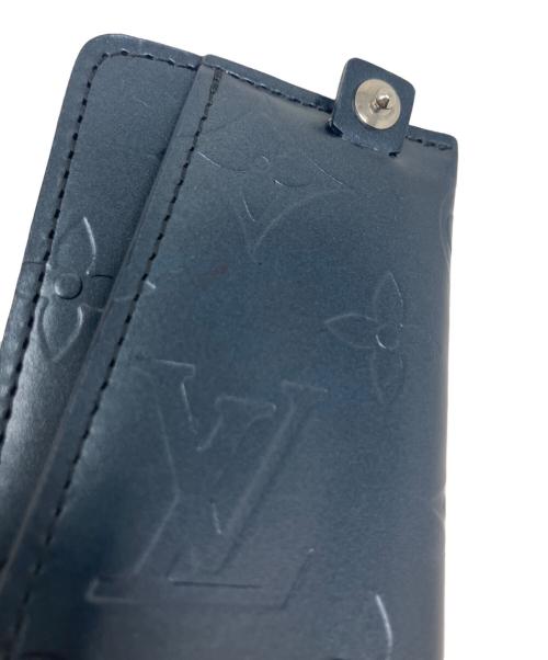 LOUIS VUITTON（ルイ ヴィトン）LOUIS VUITTON (ルイ ヴィトン) LOUIS VUITTON モノグラム・マット クロシェットPM キーケース ブルーの古着・服飾アイテム