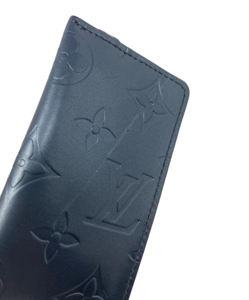 LOUIS VUITTON（ルイ ヴィトン）LOUIS VUITTON (ルイ ヴィトン) LOUIS VUITTON モノグラム・マット クロシェットPM キーケース ブルーの古着・服飾アイテム