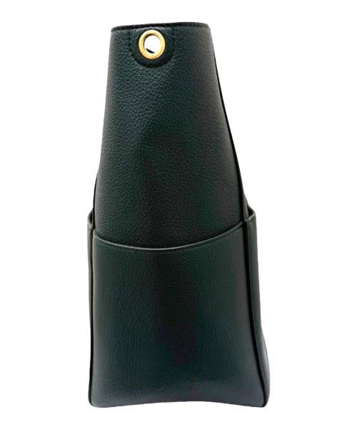 CELINE（セリーヌ）CELINE (セリーヌ) サングル バケット ショルダーバッグ ミディアム グリーン サイズ:ミディアムの古着・服飾アイテム