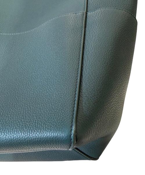 CELINE（セリーヌ）CELINE (セリーヌ) サングル バケット ショルダーバッグ ミディアム グリーン サイズ:ミディアムの古着・服飾アイテム