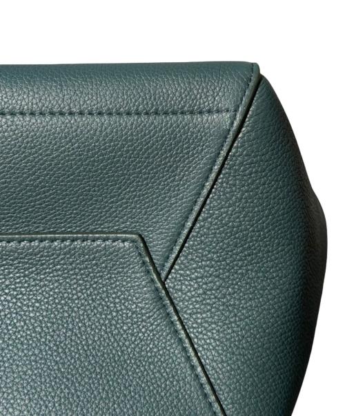CELINE（セリーヌ）CELINE (セリーヌ) サングル バケット ショルダーバッグ ミディアム グリーン サイズ:ミディアムの古着・服飾アイテム