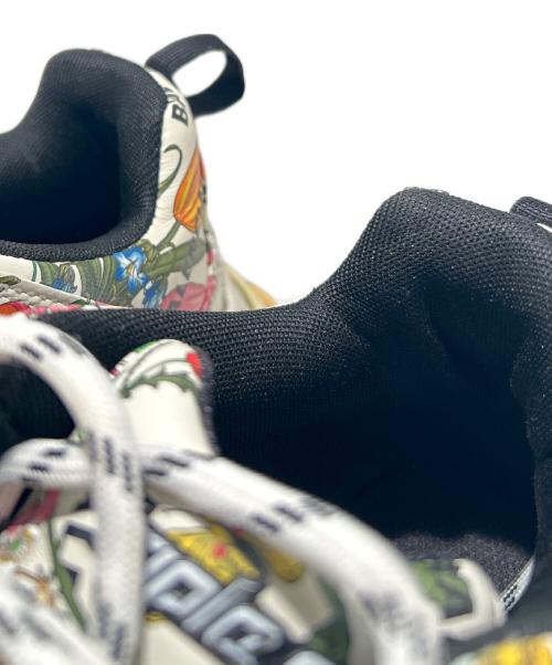 BALENCIAGA（バレンシアガ）BALENCIAGA GUCCI The Hacker Project Triple S Floral Print Sneakers/ザ・ハッカープロジェクト トリプル S フローラプリント/681068 ホワイト サイズ:USA10の古着・服飾アイテム