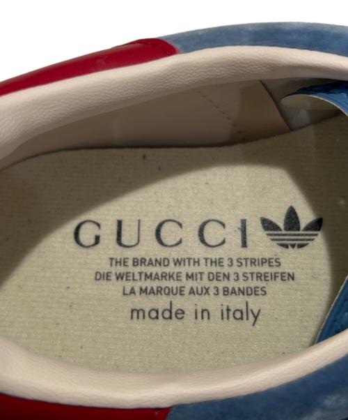 adidas（アディダス）adidas (アディダス) GUCCI (グッチ) Gazelle Low-Top Sneakers/ガゼル ローカットスニーカー/HQ8851 ブルー サイズ:28.5の古着・服飾アイテム