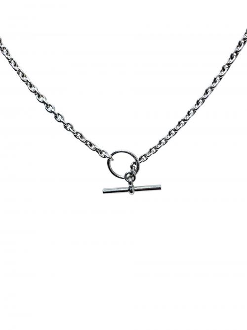 HERMES（エルメス）HERMES (エルメス) Echappé エシャペ LG/ロングサイズ  シルバー サイズ:LG/ロングサイズの古着・服飾アイテム