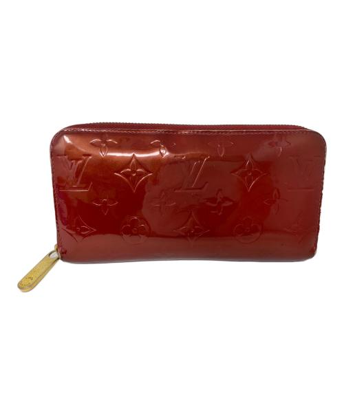 LOUIS VUITTON（ルイ ヴィトン）LOUIS VUITTON (ルイ ヴィトン) LOUIS VUITTON モノグラム・ヴェルニ ジッピー ウォレット ラウンドファスナー長財布 レッドの古着・服飾アイテム