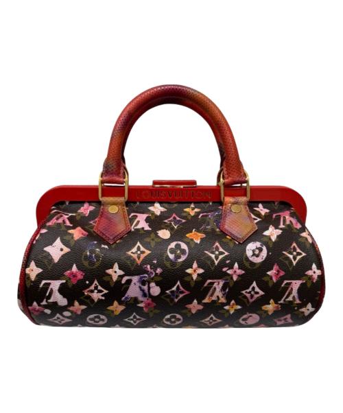 LOUIS VUITTON（ルイ ヴィトン）LOUIS VUITTON (ルイ ヴィトン) モノグラム ウォーターカラー パピヨン M95730 ブラウン×レッド サイズ:30の古着・服飾アイテム