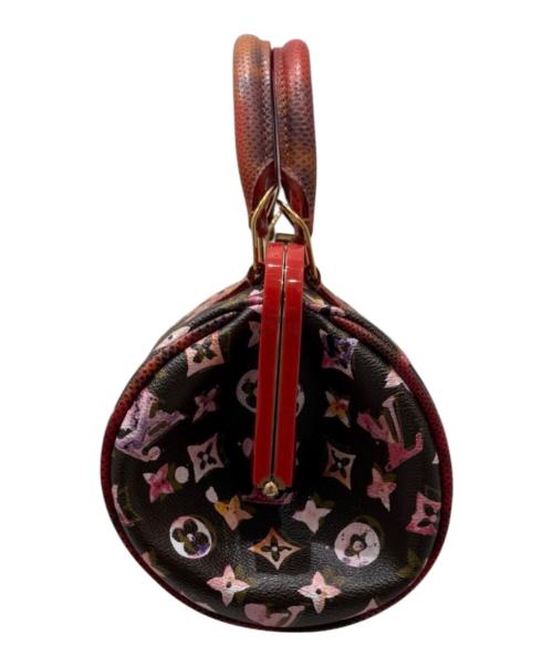 LOUIS VUITTON（ルイ ヴィトン）LOUIS VUITTON (ルイ ヴィトン) モノグラム ウォーターカラー パピヨン M95730 ブラウン×レッド サイズ:30の古着・服飾アイテム