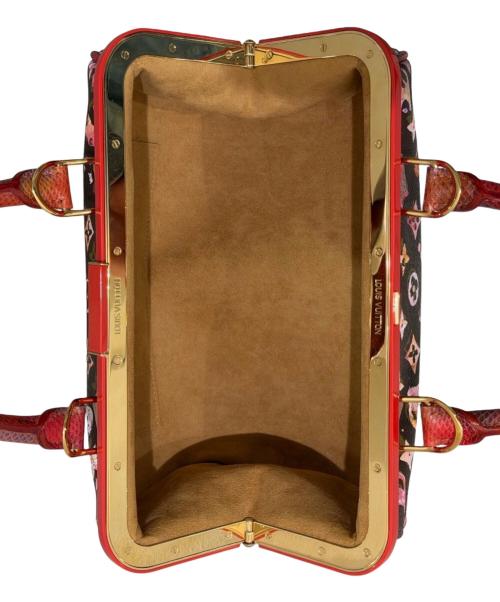 LOUIS VUITTON（ルイ ヴィトン）LOUIS VUITTON (ルイ ヴィトン) モノグラム ウォーターカラー パピヨン M95730 ブラウン×レッド サイズ:30の古着・服飾アイテム