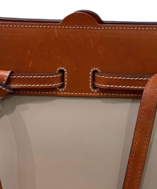 LOEWE（ロエベ）LOEWE (ロエベ) LazoShopperトートバッグ ベージュ×ブラウンの古着・服飾アイテム