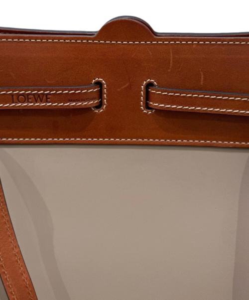 LOEWE（ロエベ）LOEWE (ロエベ) LazoShopperトートバッグ ベージュ×ブラウンの古着・服飾アイテム