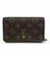 LOUIS VUITTON（ルイ ヴィトン）の古着「2つ折り財布」｜ブラウン