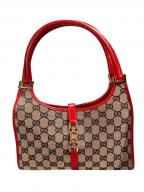 GUCCIグッチ）の古着「ジャッキー ハンドバッグ」｜レッド