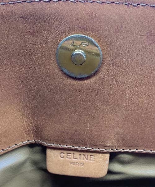 CELINE（セリーヌ）CELINE (セリーヌ) クラッチバッグ　マカダム ブラウンの古着・服飾アイテム