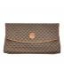 CELINE（セリーヌ）の古着「クラッチバッグ　マカダム」｜ブラウン