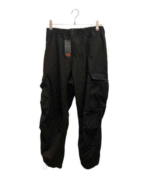 Y-3（ワイスリー）Y-3 (ワイスリー)  CLASSIC REFINED WOOL STRETCH CARGO PANTS/ウールカーゴロングパンツ  ブラック サイズ:XSの古着・服飾アイテム