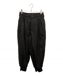 Y-3（ワイスリー）の古着「 CLASSIC REFINED WOOL CUFF PANTS/ラシック リファインド ウール カフ パンツ」｜ブラック