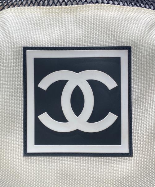CHANEL（シャネル）CHANEL (シャネル) スポーツライン ココマーク メッシュボストンバッグ ブラックの古着・服飾アイテム