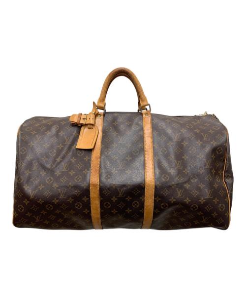 LOUIS VUITTON（ルイ ヴィトン）LOUIS VUITTON (ルイ ヴィトン) トラベルバッグ　キーポル60 ブラウンの古着・服飾アイテム
