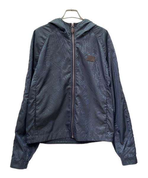 Berluti（ベルルッティ）Berluti (ベルルッティ) カリグラフィウインドブレーカー/Calligraphy Windbreaker ネイビー サイズ:R44の古着・服飾アイテム