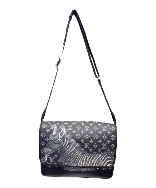 LOUIS VUITTON（ルイ ヴィトン）LOUIS VUITTON (ルイ ヴィトン) メッセンジャーGM チャップマン ブラザース アンクル モノグラム サバンナ/ショルダーバッグ ネイビーの古着・服飾アイテム
