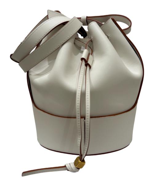 LOEWE（ロエベ）LOEWE (ロエベ) Small Balloon/バルーンスモールバッグ ホワイト サイズ:スモールの古着・服飾アイテム