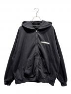 BALENCIAGAバレンシアガ）の古着「Wide Zip Up Hoodie」｜ブラック