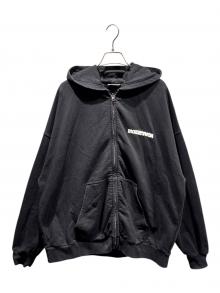 BALENCIAGA（バレンシアガ）の古着「Wide Zip Up Hoodie」｜ブラック