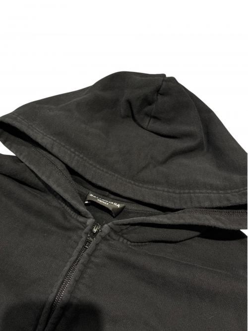 BALENCIAGA（バレンシアガ）BALENCIAGA (バレンシアガ) Wide Zip Up Hoodie ブラック サイズ:ｌの古着・服飾アイテム