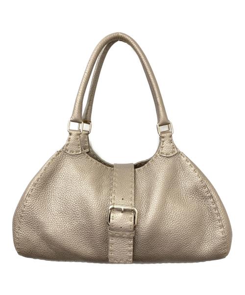FENDI（フェンディ）FENDI (フェンディ) ショルダーバッグ ブロンズの古着・服飾アイテム