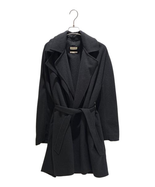 HERMES（エルメス）HERMES (エルメス) カシミヤレイヤードコート ブラック サイズ:40の古着・服飾アイテム