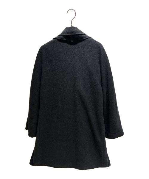 HERMES（エルメス）HERMES (エルメス) カシミヤレイヤードコート ブラック サイズ:40の古着・服飾アイテム