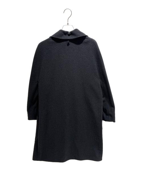 HERMES（エルメス）HERMES (エルメス) カシミヤレイヤードコート ブラック サイズ:40の古着・服飾アイテム